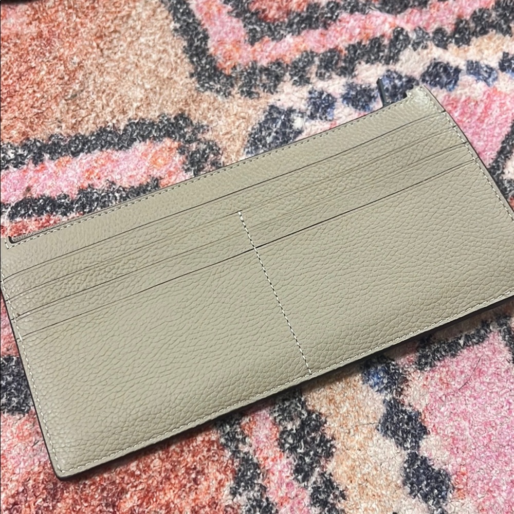 Coach Taupe Long Wallet